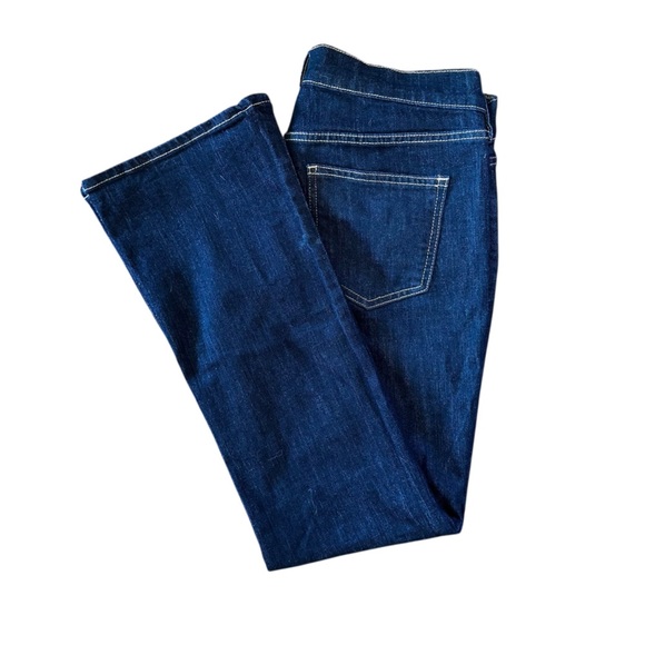 Old Navy The Flirt Boot Cut Jeans Dark Wash Sz 8 - Picture 8 of 8